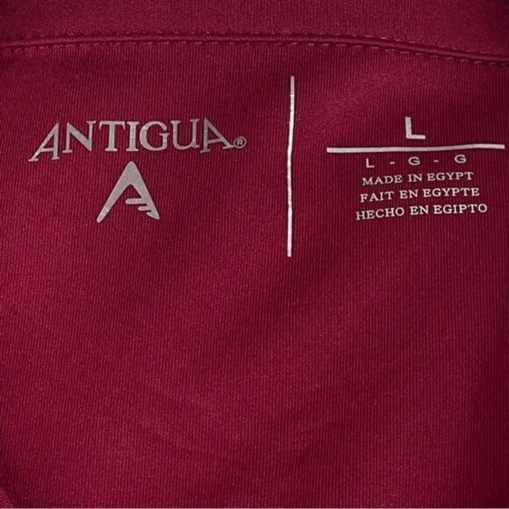 NEW Antigua Men's Polo Stretch Fabric Golf Week Amatuer Tour Polo Large - Picture 5 of 5